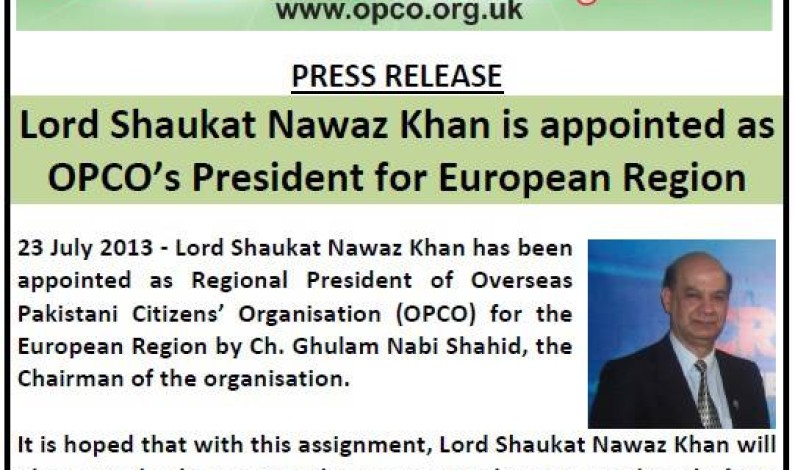 Lord Shaukat Nawaz Lord Shaukat Nawaz