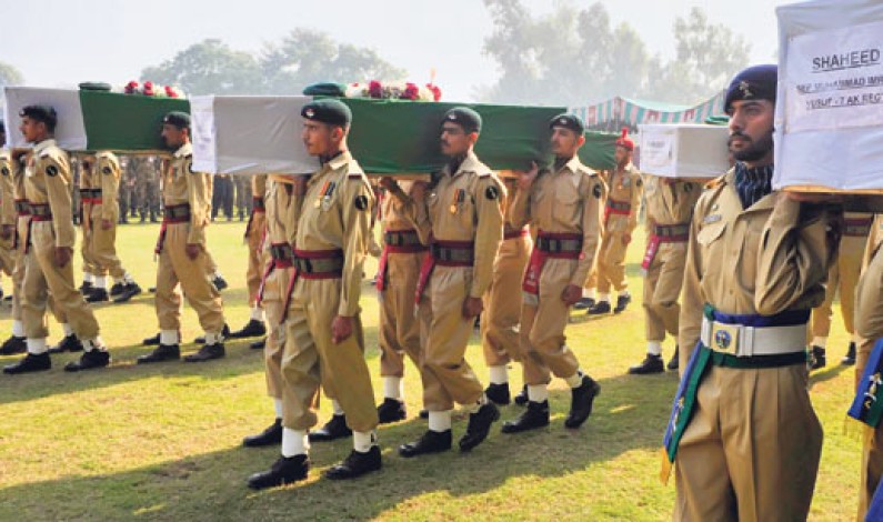 Four Pakistani soldiers dead Four Pakistani soldiers dead