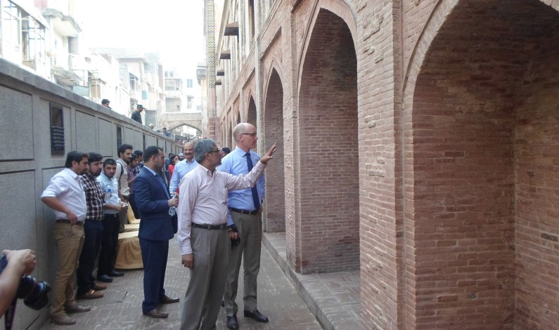 Opening ceremony of the conserved Wazir Khan Mosque Northern Facade Opening ceremony of the conserved Wazir Khan Mosque Northern Facade